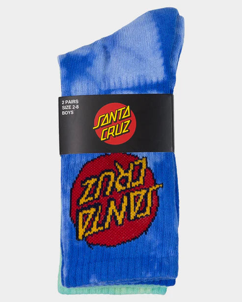 Scratched Dot Crew Sock 2 pack
