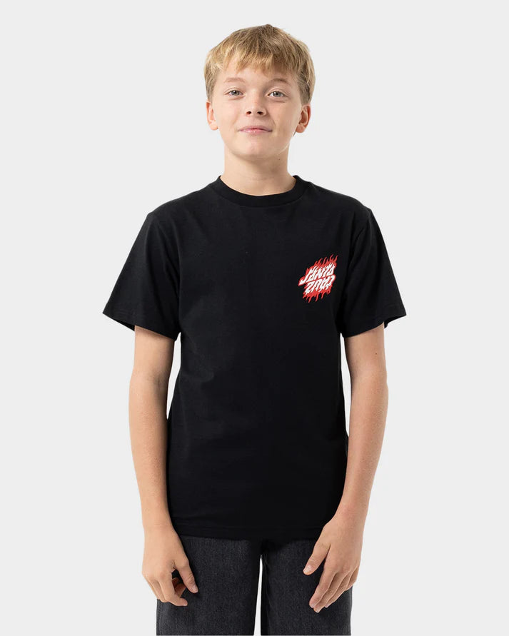 Flame Dot Upside Down Ss Tee