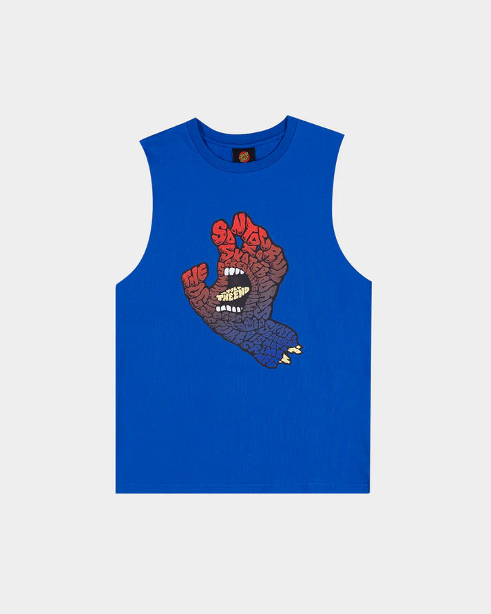 Hand Fade Front Muscle Singlet