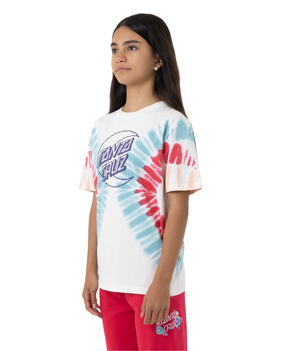Moon Dot Outline Front Short Sleeve Tee