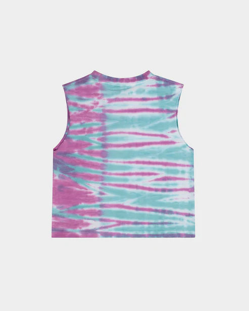 Checker Block Front Muscle Tank