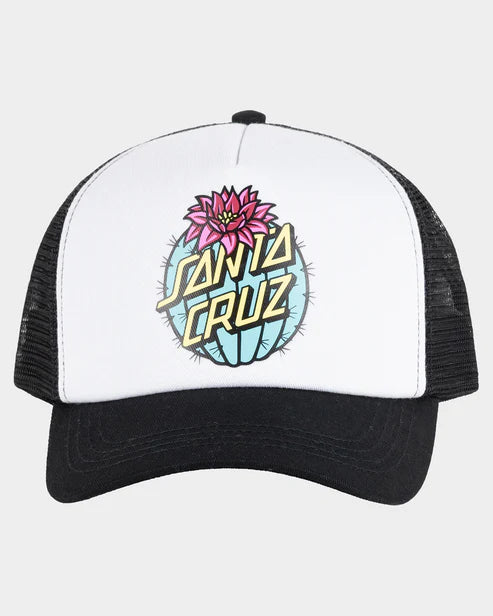 Girls Cactus Dot Trucker Cap