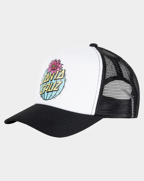 Girls Cactus Dot Trucker Cap