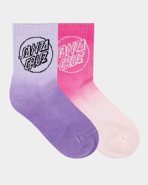 Girls Opus Dot Mid Socks 2 Pack