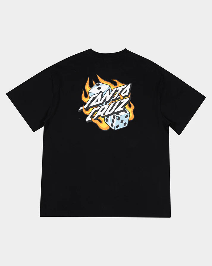 Flaming Dice Dot Flash Tee
