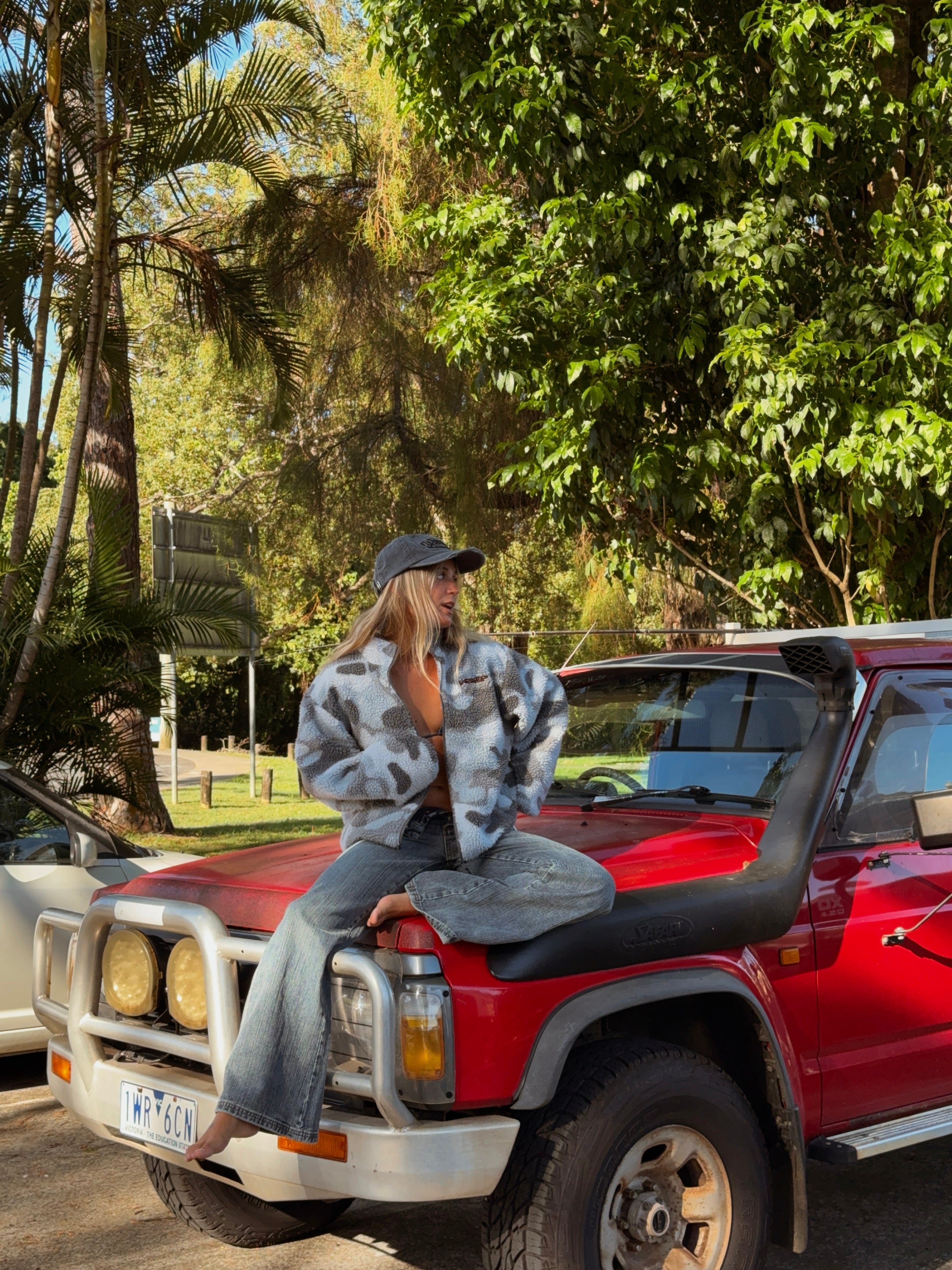 Crunk Camo Zip Thru Sherpa Fleece