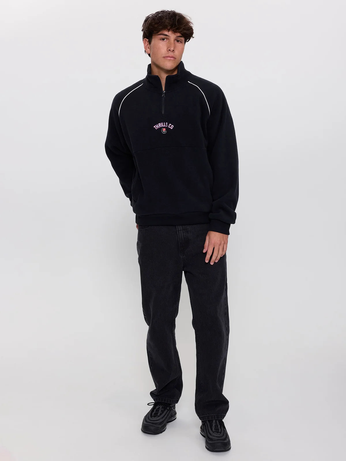 Tournament Of Roses Quarter Zip Polar Cropped Fleece