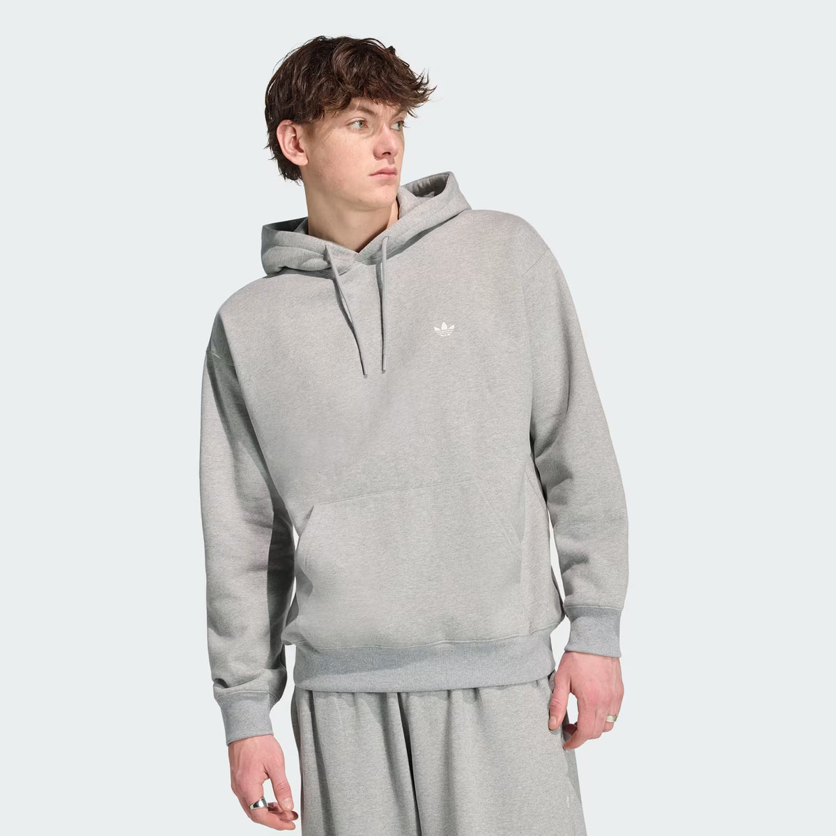 Ess Loose Hood Grey Heather