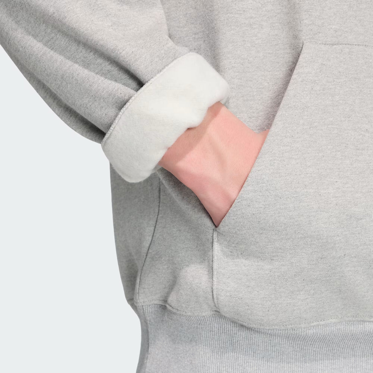 Ess Loose Hood Grey Heather