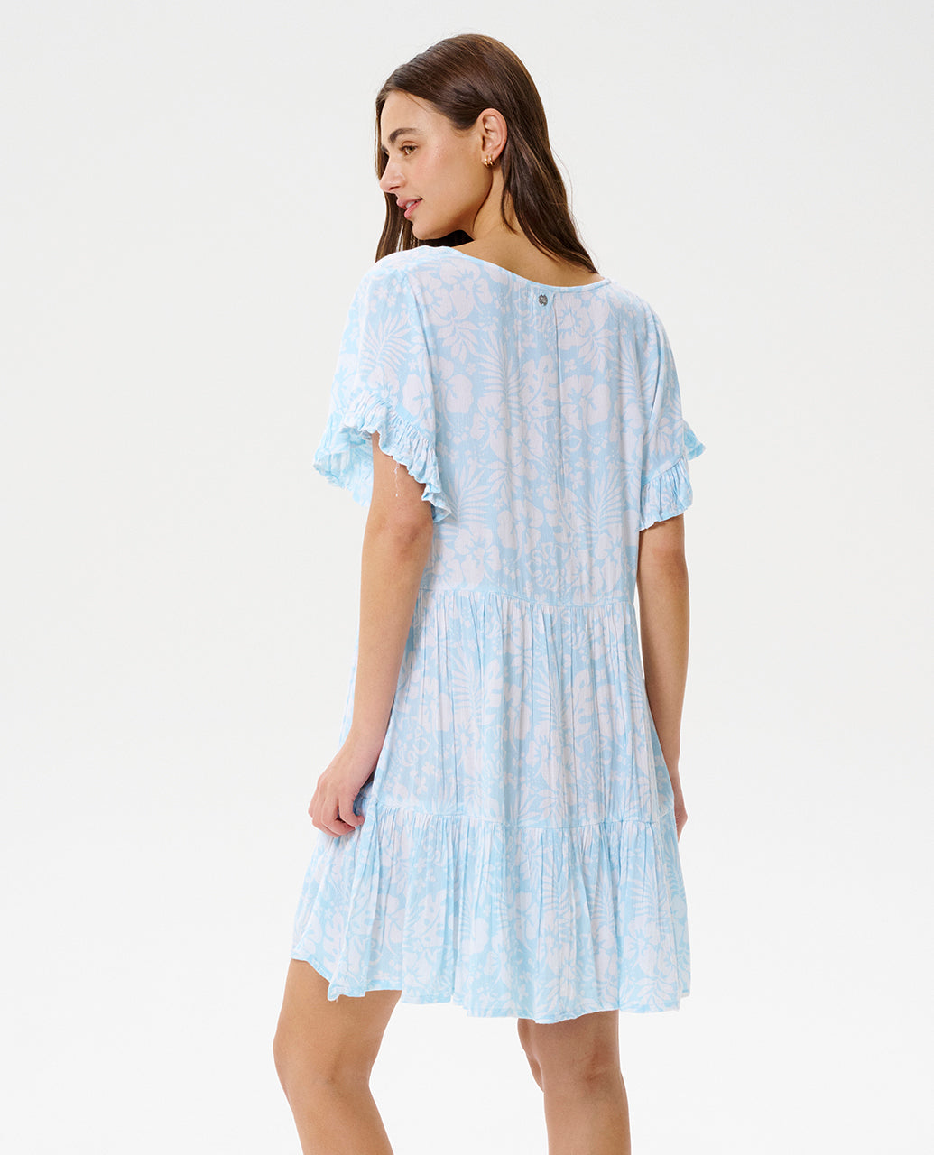 Off Tropis Tiered Dress