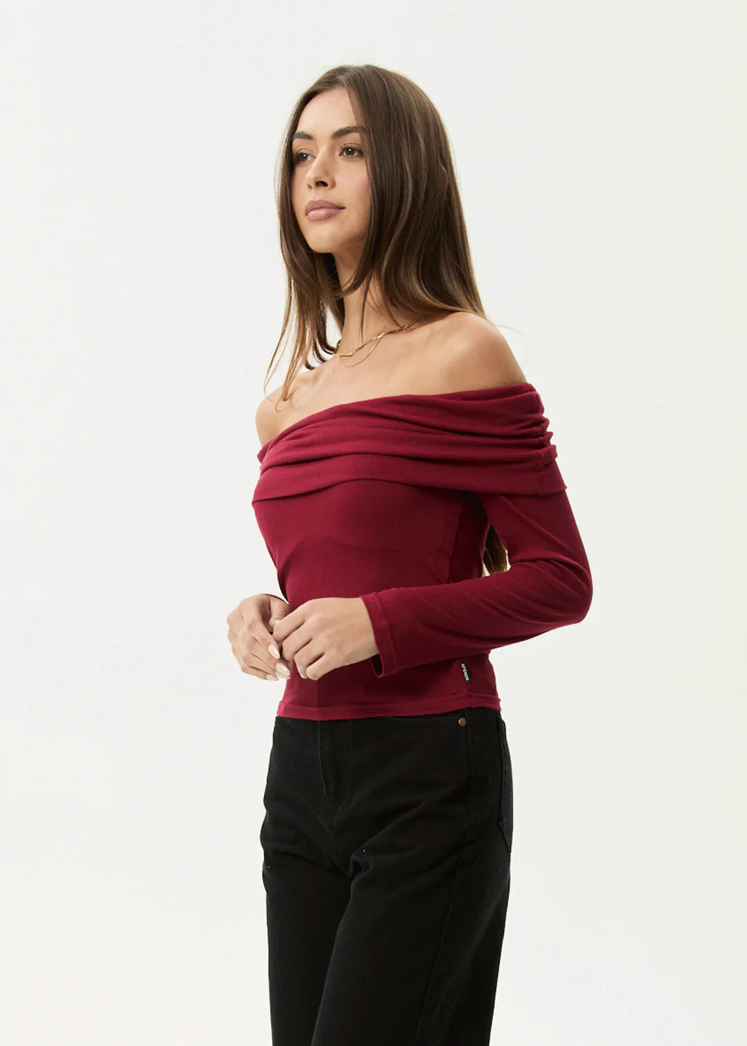 Beckett Bamboo Off-Shoulder Long
