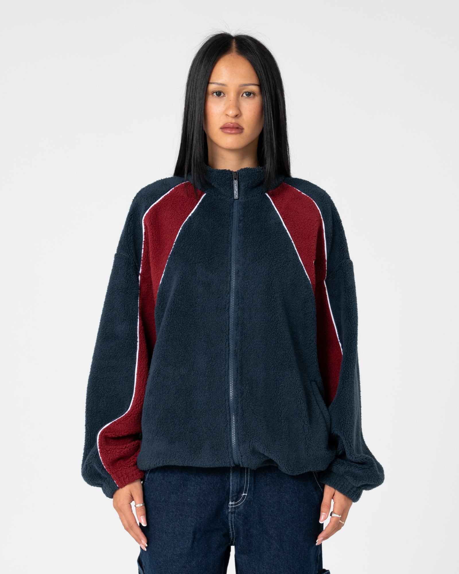 Two Tides Zip Through Sherpa Fleece