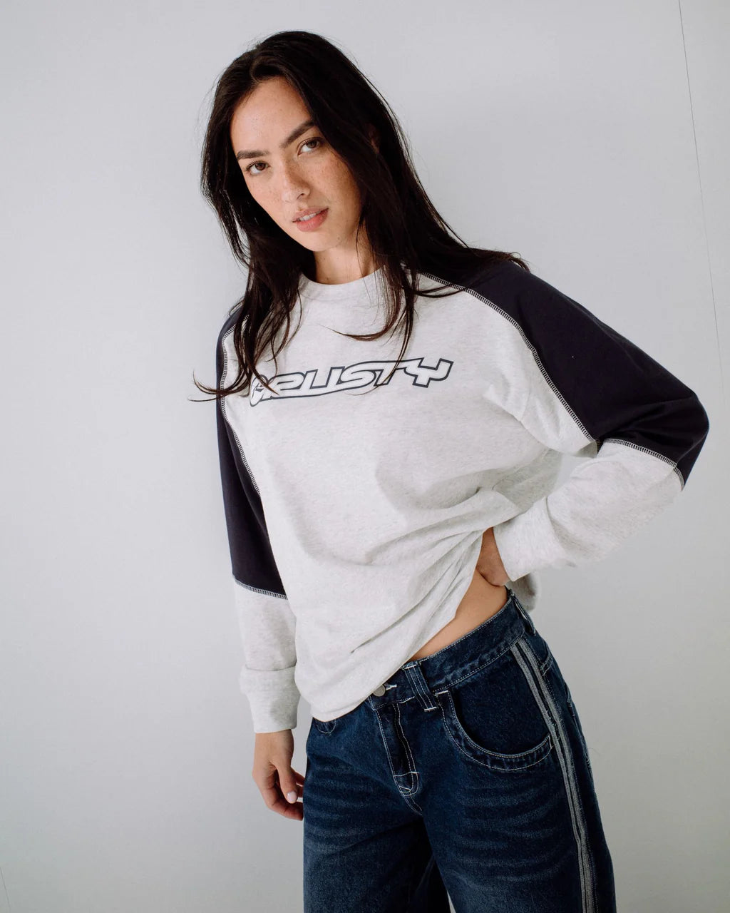 Timmy Target Oversized Long Sleeve Tee