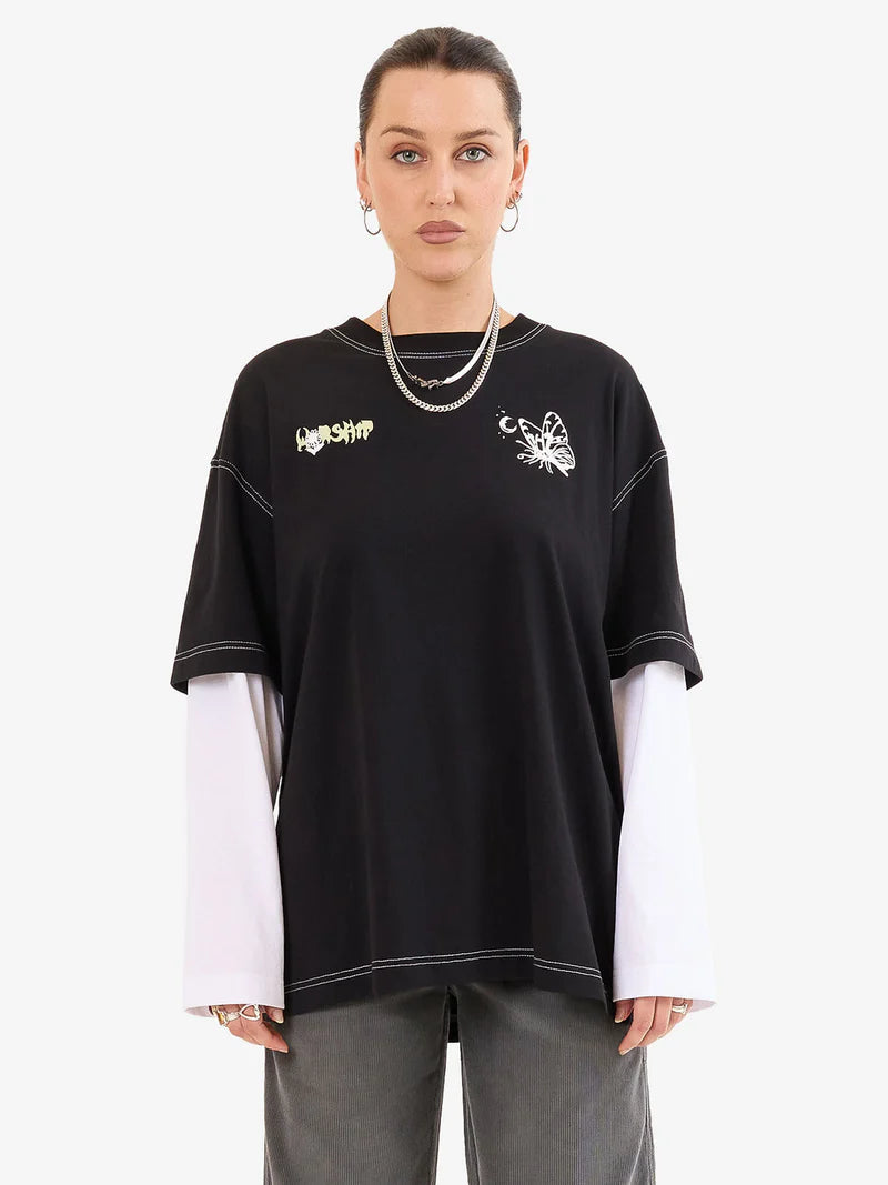 Never Assume Oversize Double Sleeve