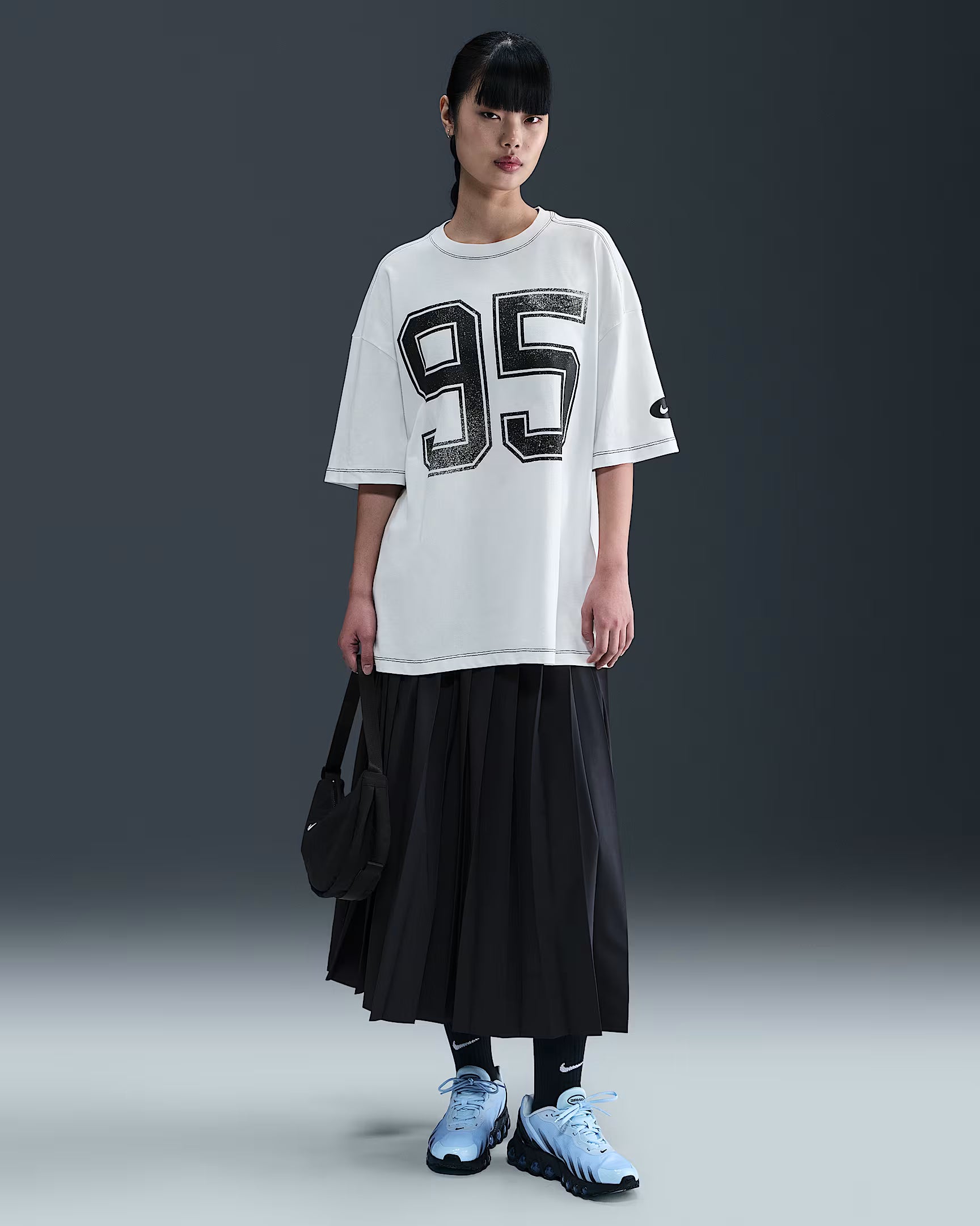 W Nike Sportswear Street Short Sleeve Oversized Tee