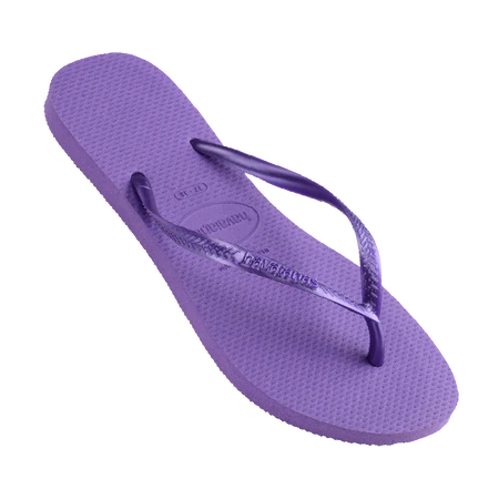 Slim Metallic Thongs