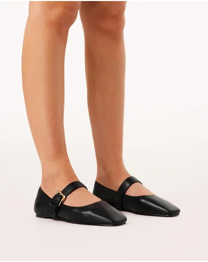 Fredia Ballet Flat Black