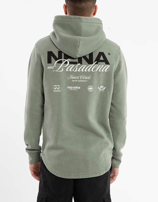Neutral Dual Curved Hoodie