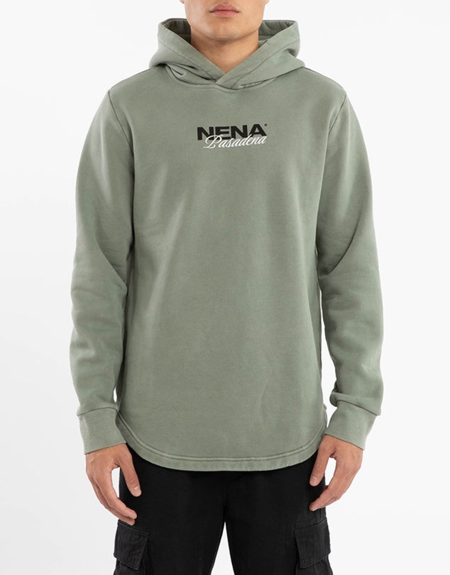 Neutral Dual Curved Hoodie