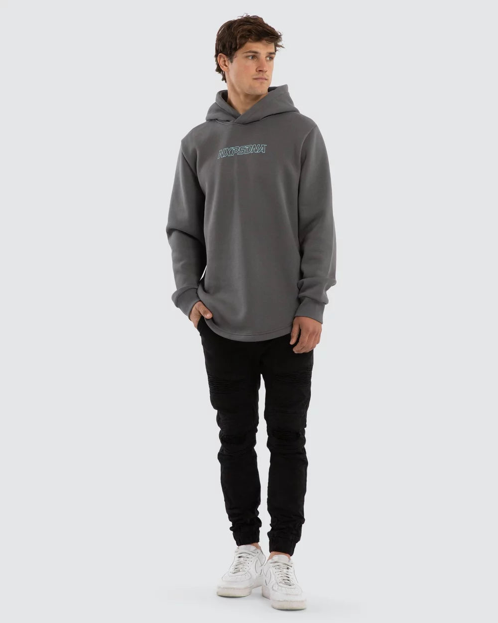 Public Dual Curved Hoodie