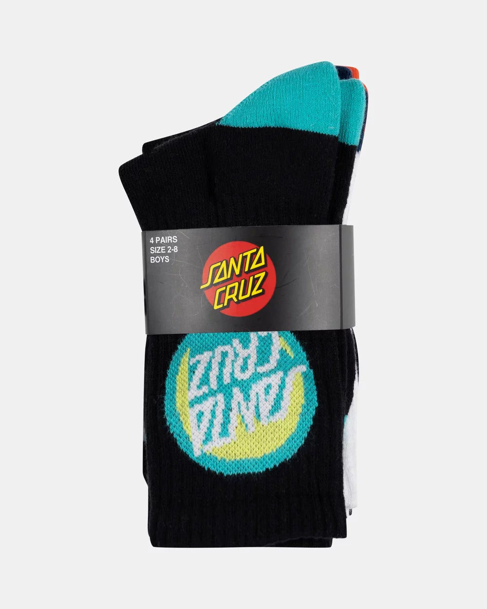 Bold Shadow Dot Crew Sock 4 Pack