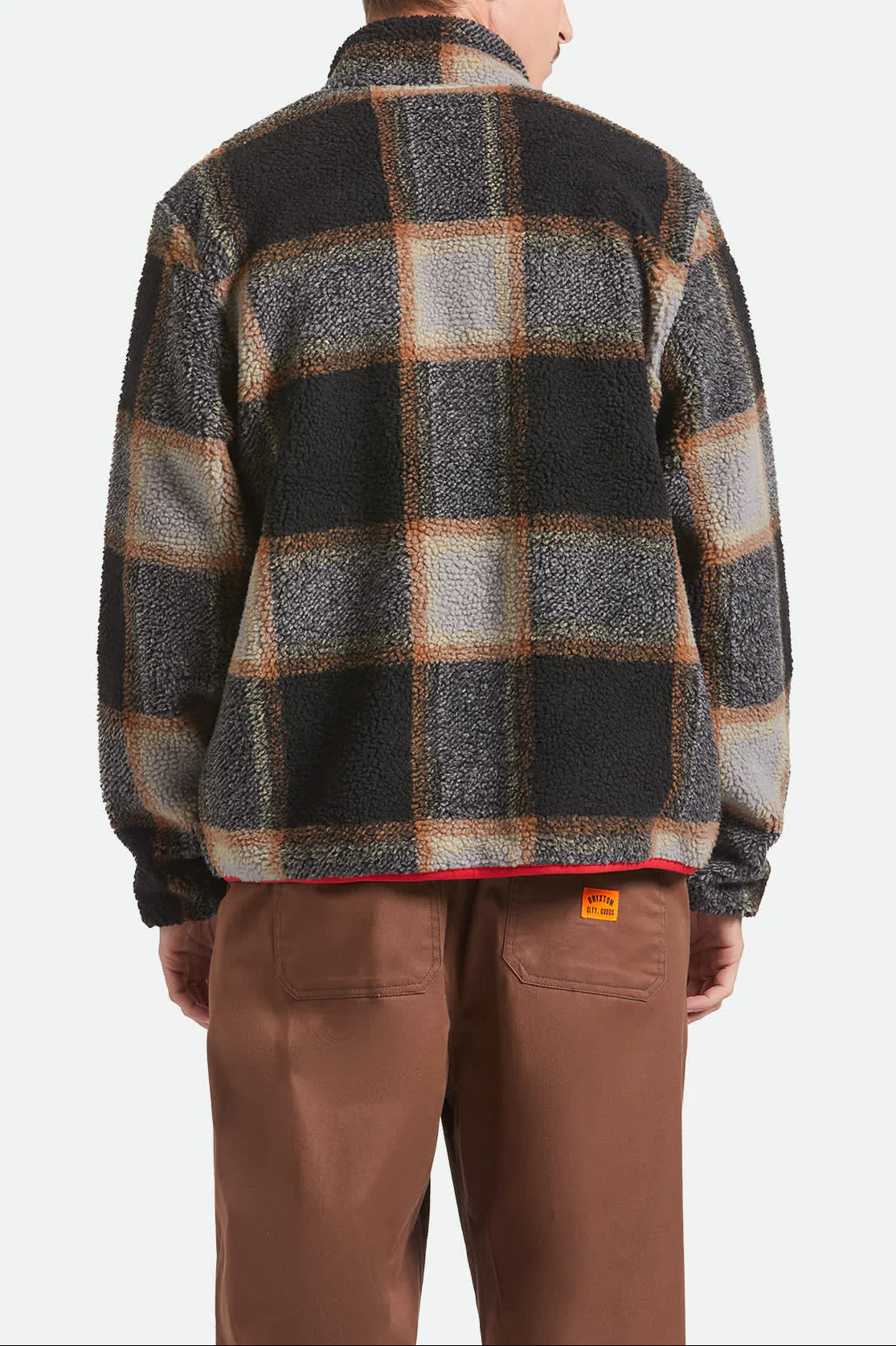 Buffalo Plaid Sherpa Zip Jacket