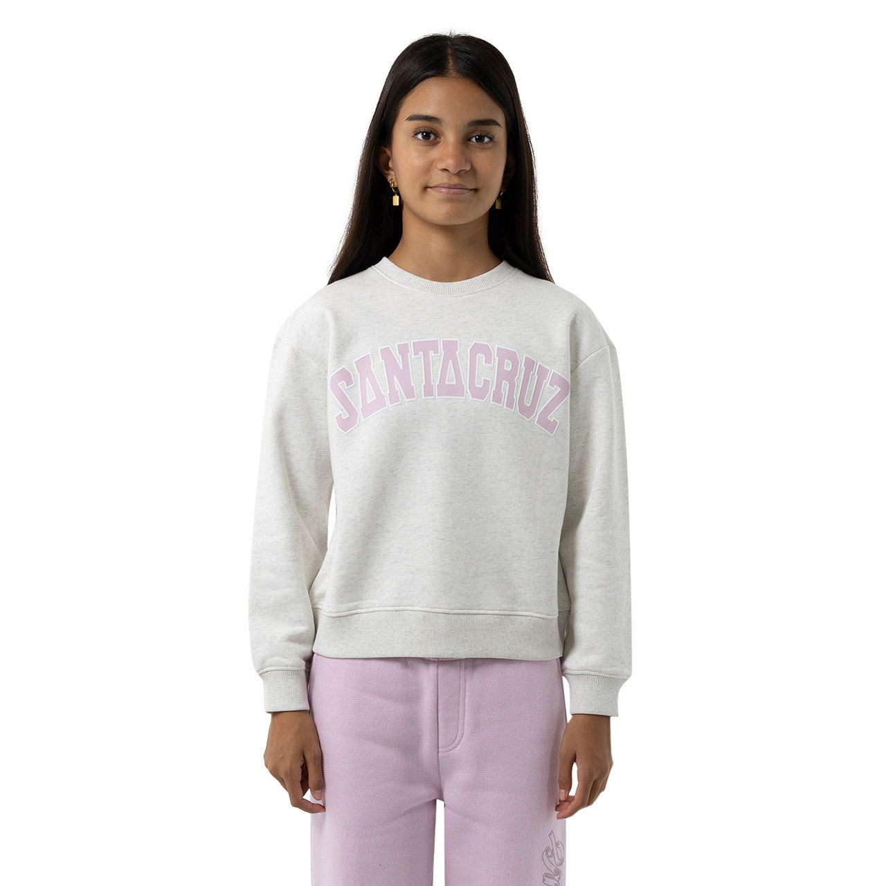 Collegiate Strip Front Sweater