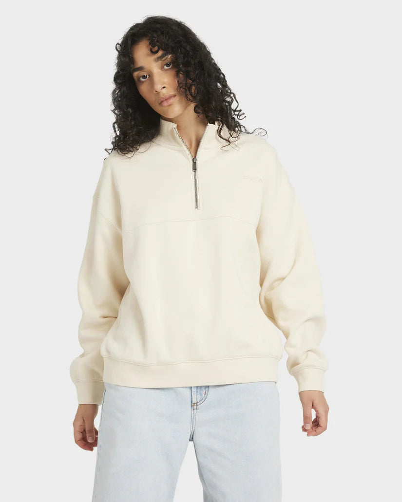 1/4 Zip Fleece Pullover Sweatshirt