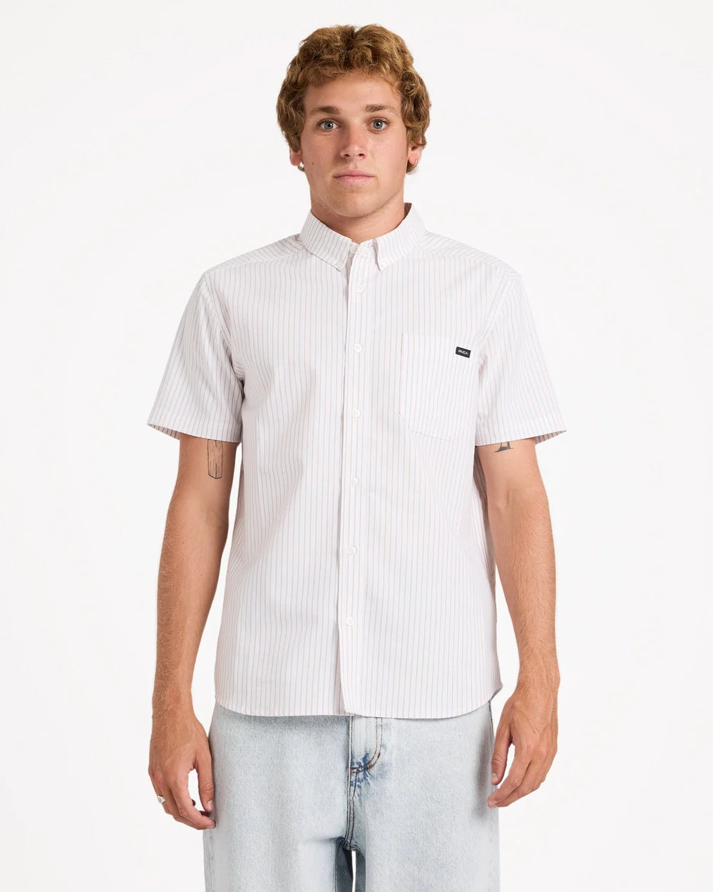 Pinstripe Short Sleeve Shirt