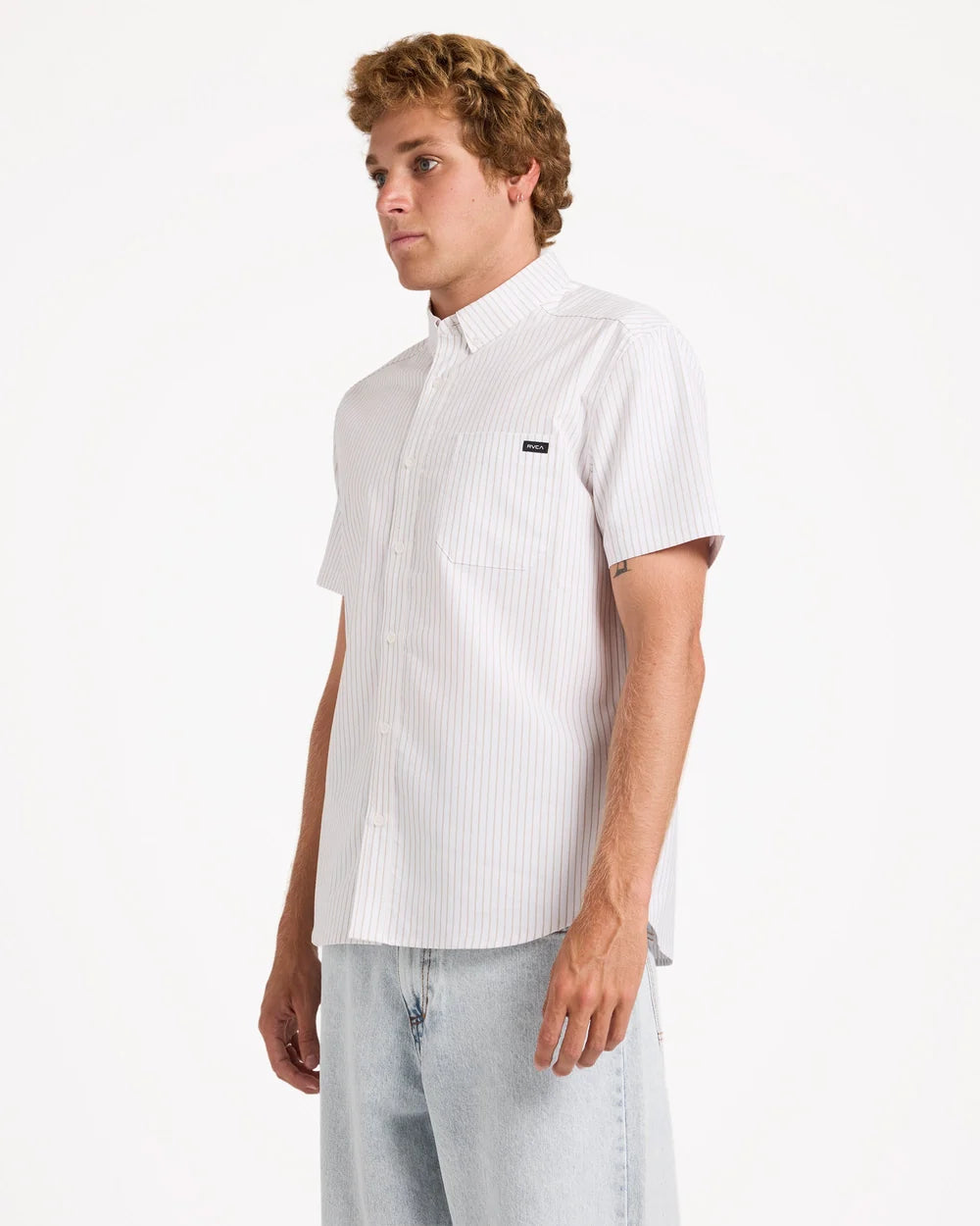 Pinstripe Short Sleeve Shirt
