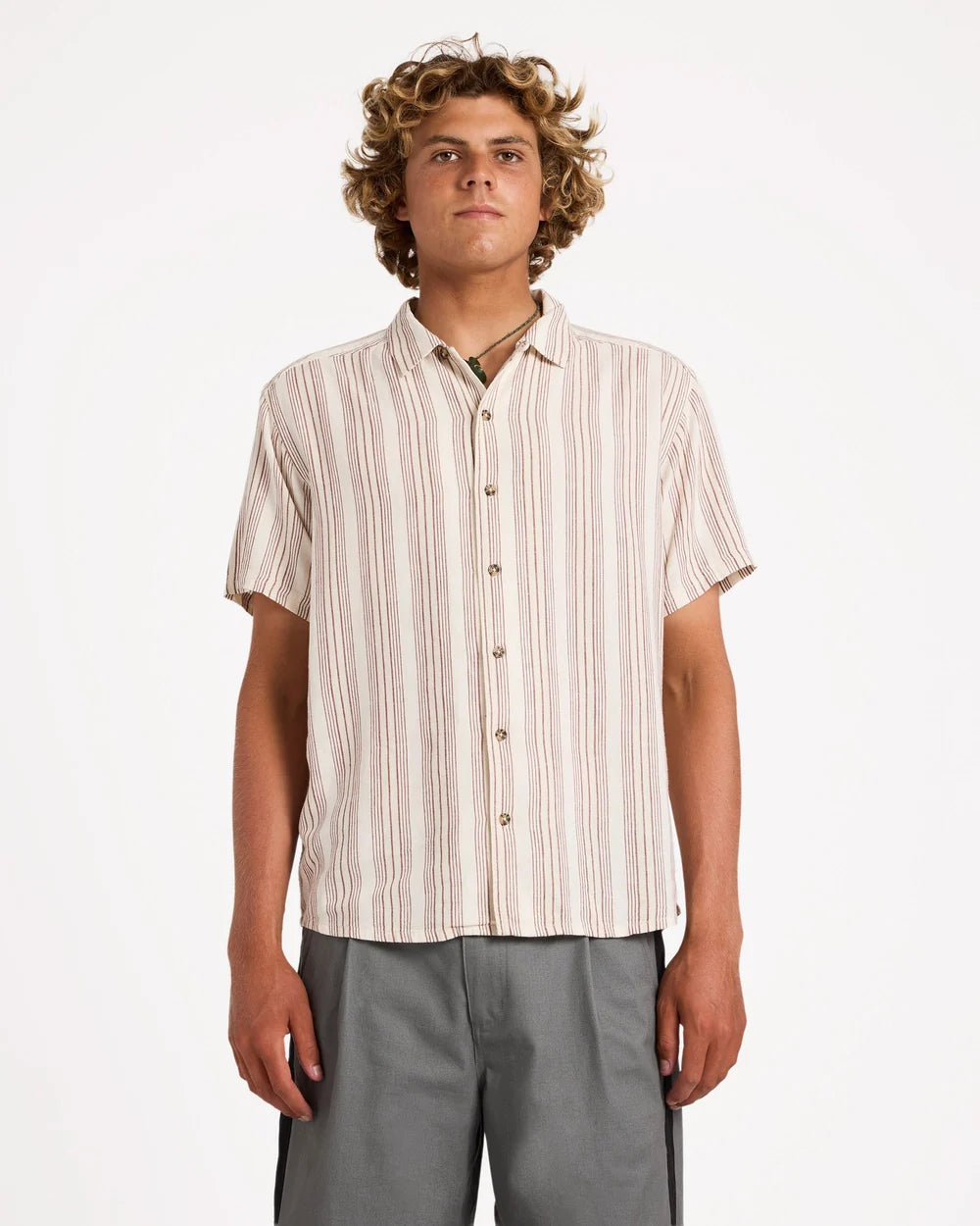 Beat Stripe Short Sleeve Shirt