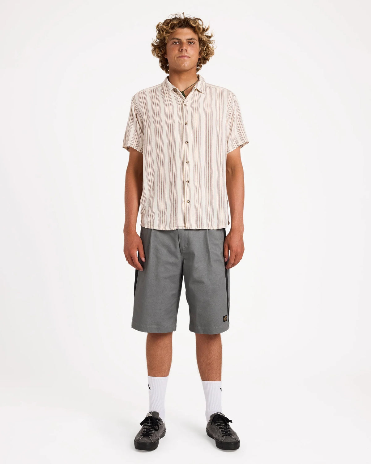 Beat Stripe Short Sleeve Shirt