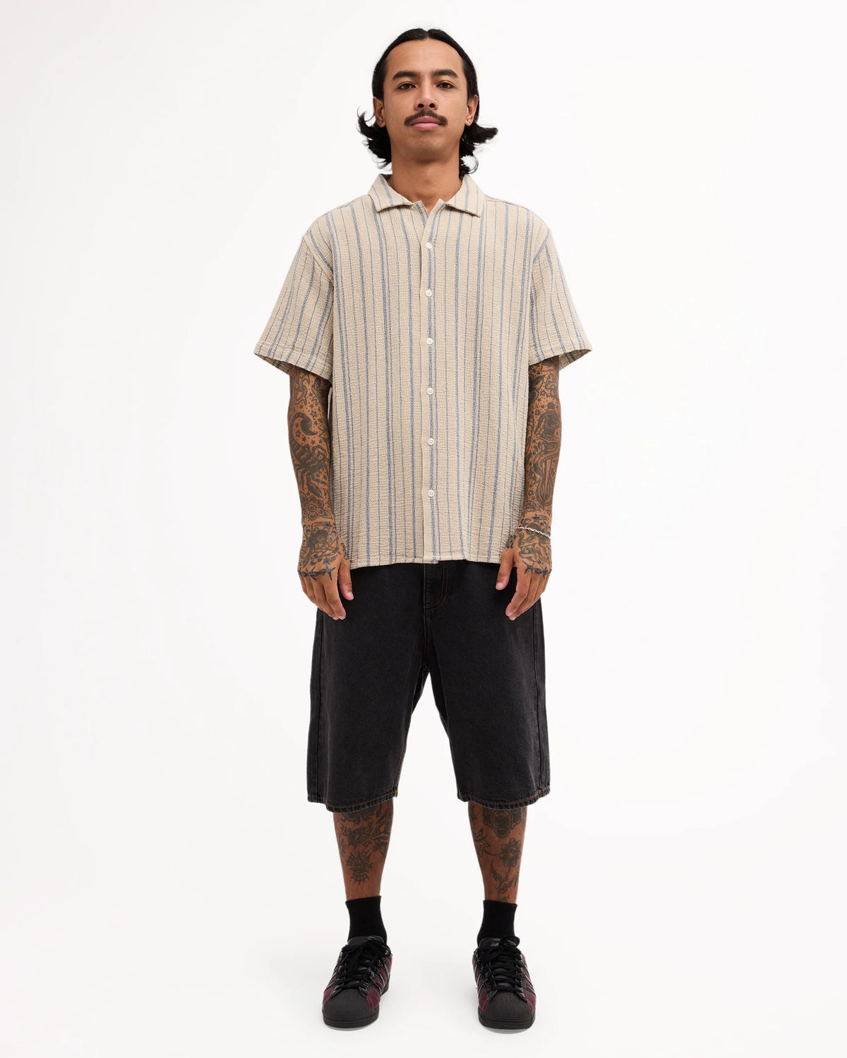 Vacancy Stripe Short Sleeve Shirt